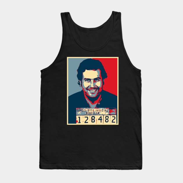 Pablo Escobar Tank Top by valentinahramov